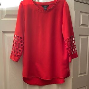 Ali Miles Scarlet Tunic Top